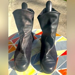 Women’s Arche Leather/Suede boots, Size 7, Plant derived sole, Made in France